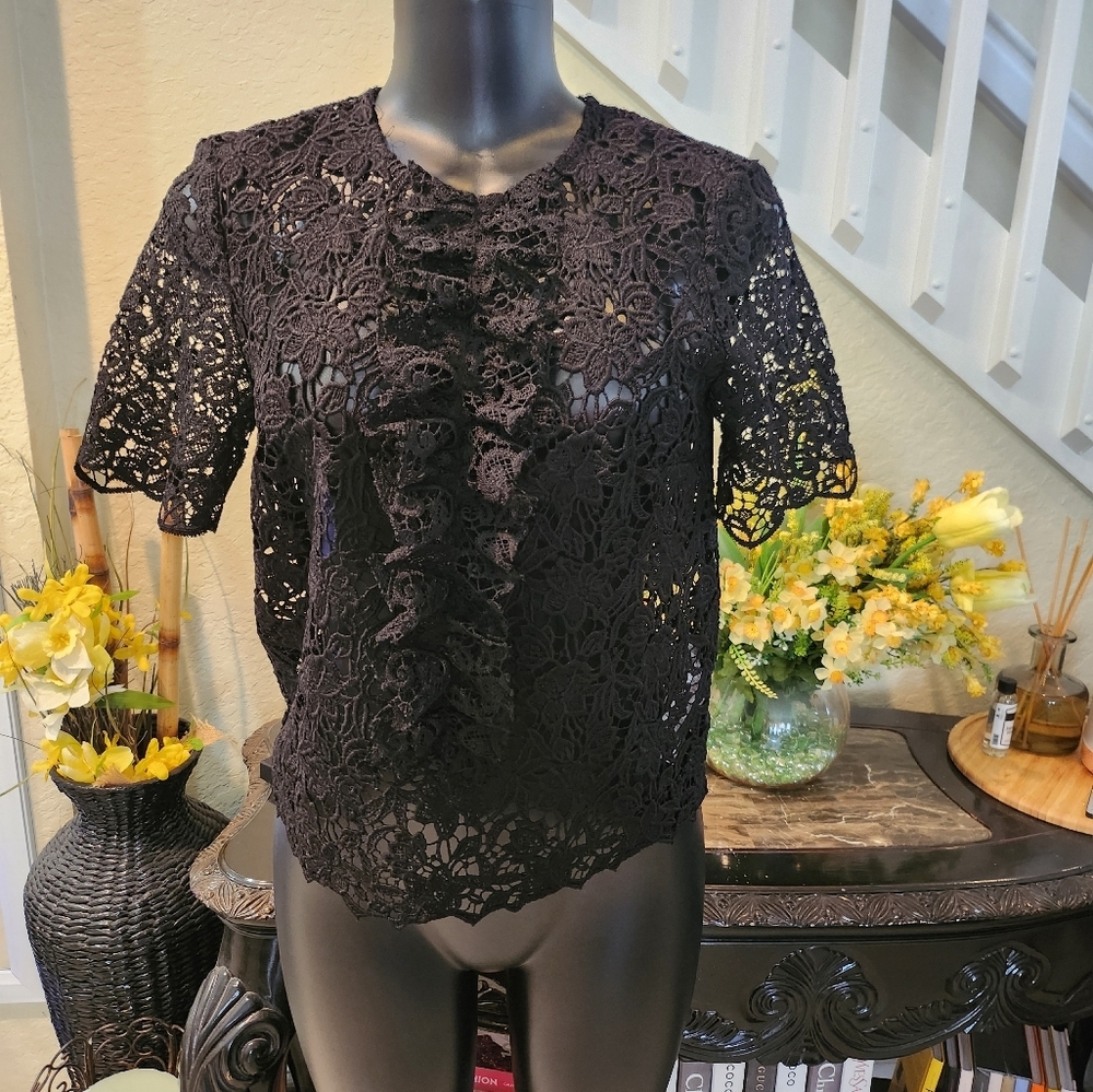 Zara lace top size S